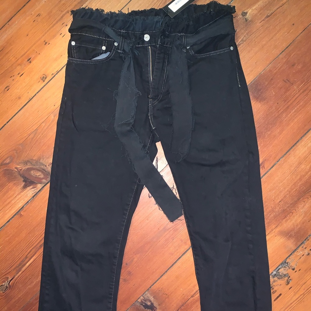 NWT Levi’s NASTY GAL paperbag waist wide jean